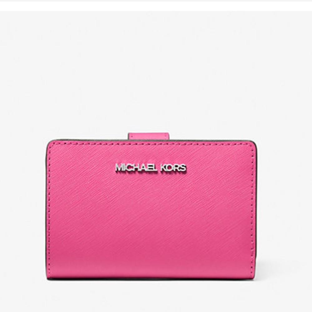 Michael Kors Medium Saffiano Leather Bifold Wallet
Dragonfruit
NWT - Picture 3 of 16